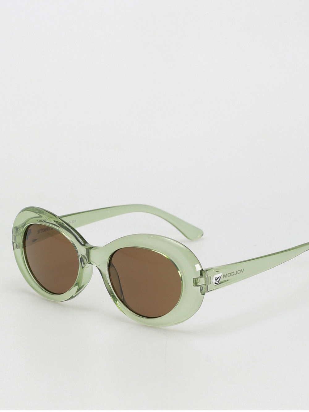 Volcom NIB Stoned Green Oval Sunglasses